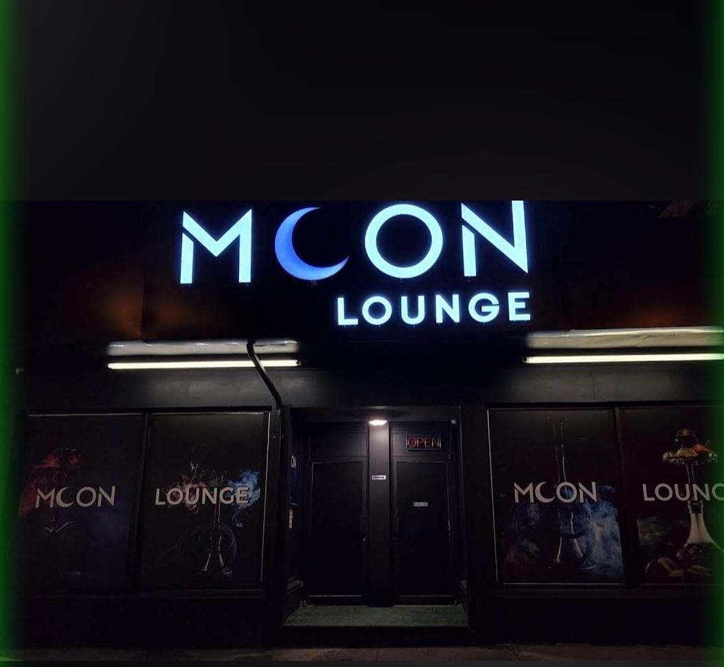 Moon Lounge Toronto luxury hookah lounge interior with premium shisha setup